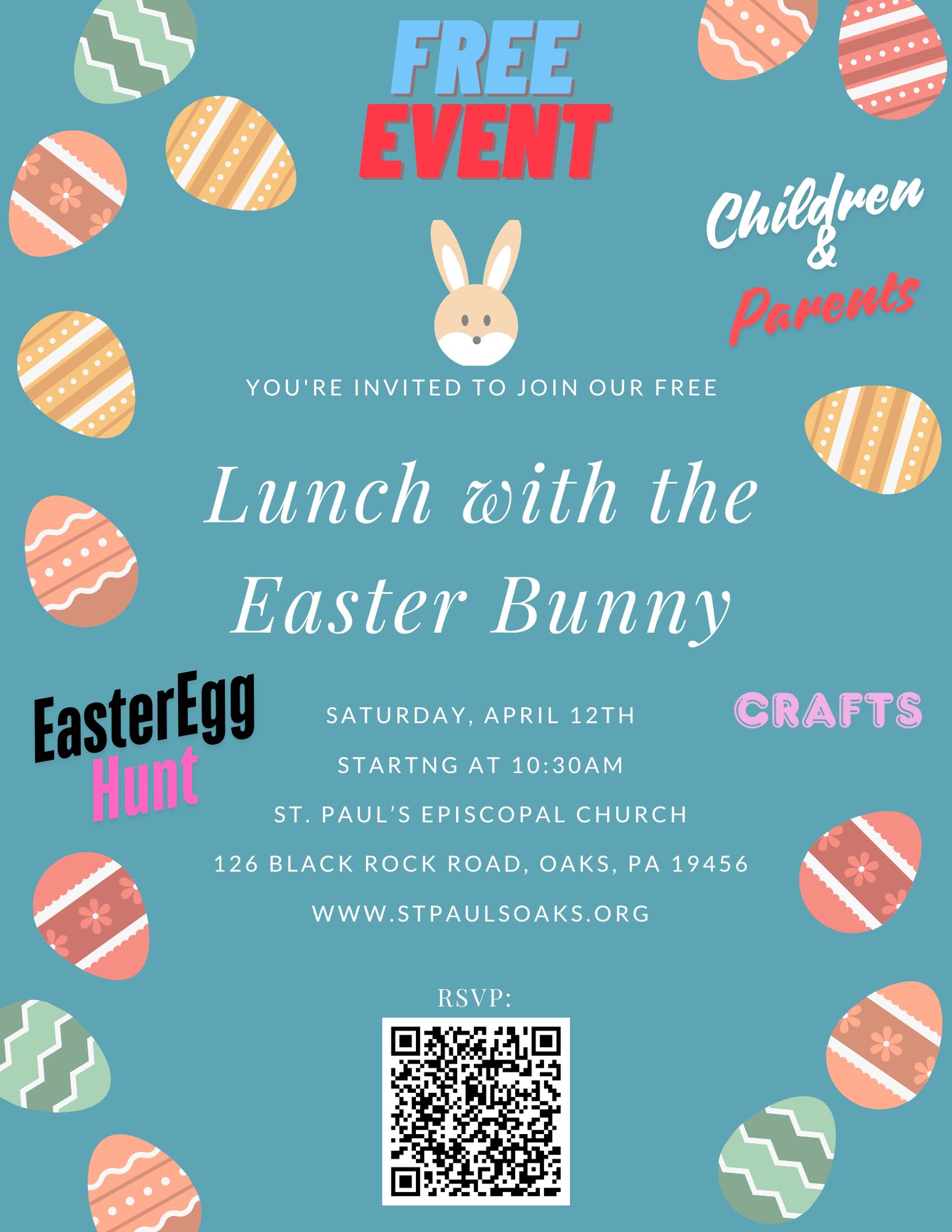 Lunch with the Easter Bunny