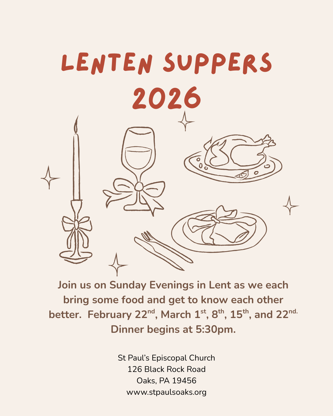 Lenten Suppers 2026