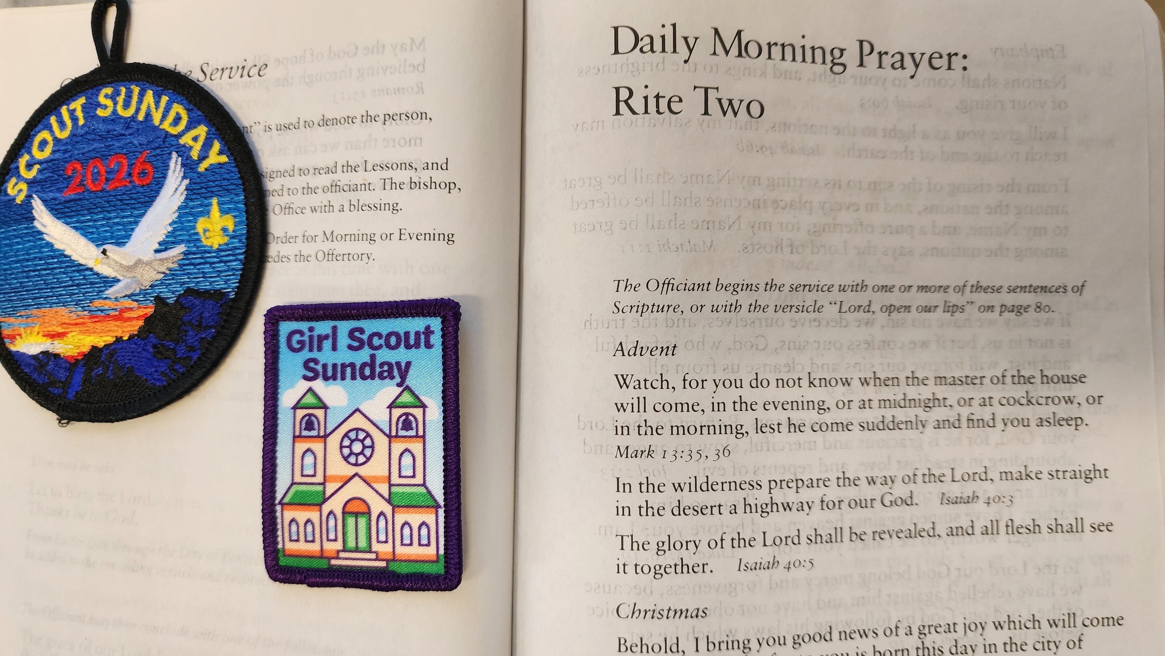 5th Sunday After Epiphany, Scout Sunday. 2/8/2026
