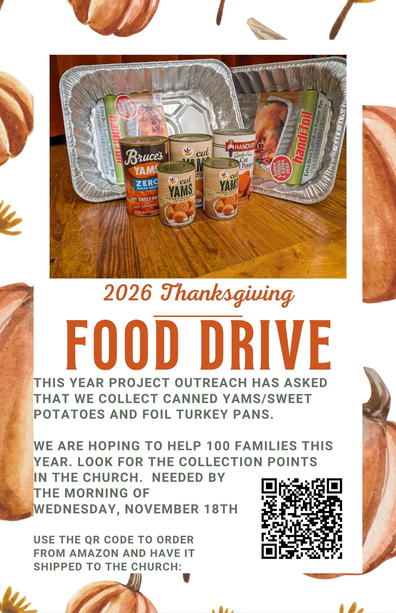 2026 Thanksgiving Food Drive
